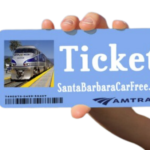 SBCarFree ticket being held by a hand